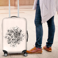 Rock Paper, Sgissors Throat Pungh I Win Luggage Cover - Wonder Print Shop