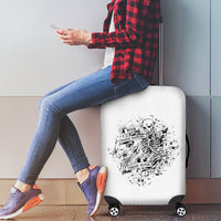 Rock Paper, Sgissors Throat Pungh I Win Luggage Cover - Wonder Print Shop