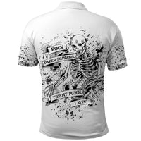 Rock Paper, Sgissors Throat Pungh I Win Polo Shirt - Wonder Print Shop