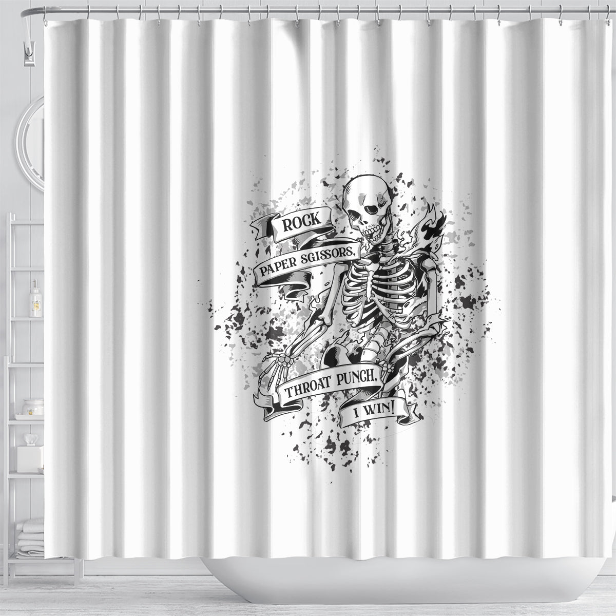rock-paper-sgissors-throat-pungh-i-win-shower-curtain