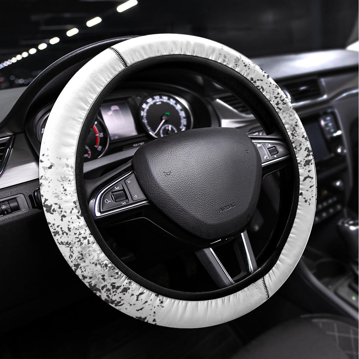 Rock Paper, Sgissors Throat Pungh I Win Steering Wheel Cover - Wonder Print Shop