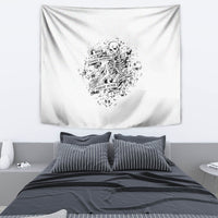 Rock Paper, Sgissors Throat Pungh I Win Tapestry - Wonder Print Shop