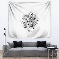 Rock Paper, Sgissors Throat Pungh I Win Tapestry - Wonder Print Shop