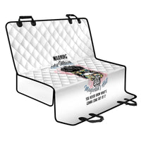 Warning My Mouth Messy Bun Back Car Seat Cover - Wonder Print Shop