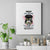 Warning My Mouth Messy Bun Canvas Wall Art - Wonder Print Shop