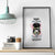 Warning My Mouth Messy Bun Canvas Wall Art - Wonder Print Shop
