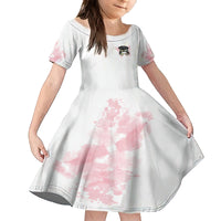 Warning My Mouth Messy Bun Family Matching Long Sleeve Bodycon Dress and Hawaiian Shirt - Wonder Print Shop