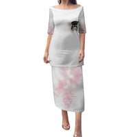 Warning My Mouth Messy Bun Family Matching Puletasi Dress and Hawaiian Shirt - Wonder Print Shop