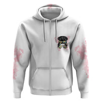 Warning My Mouth Messy Bun Hoodie - Wonder Print Shop