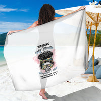 Warning My Mouth Messy Bun Sarong - Wonder Print Shop