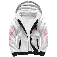 Warning My Mouth Messy Bun Sherpa Hoodie - Wonder Print Shop