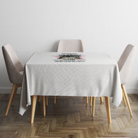 Warning My Mouth Messy Bun Tablecloth - Wonder Print Shop