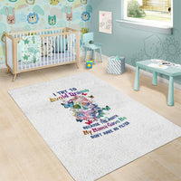 I Try To Avoid Drama Sugar Skull Colorful Area Rug - Wonder Print Shop