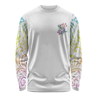 I Try To Avoid Drama Sugar Skull Colorful Long Sleeve Shirt - Wonder Print Shop