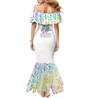 I Try To Avoid Drama Sugar Skull Colorful Mermaid Dress - Wonder Print Shop