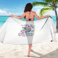 I Try To Avoid Drama Sugar Skull Colorful Sarong - Wonder Print Shop