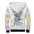 I Try To Avoid Drama Sugar Skull Colorful Sherpa Hoodie - Wonder Print Shop