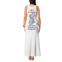 I Try To Avoid Drama Sugar Skull Colorful Tank Maxi Dress - Wonder Print Shop