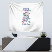 I Try To Avoid Drama Sugar Skull Colorful Tapestry - Wonder Print Shop