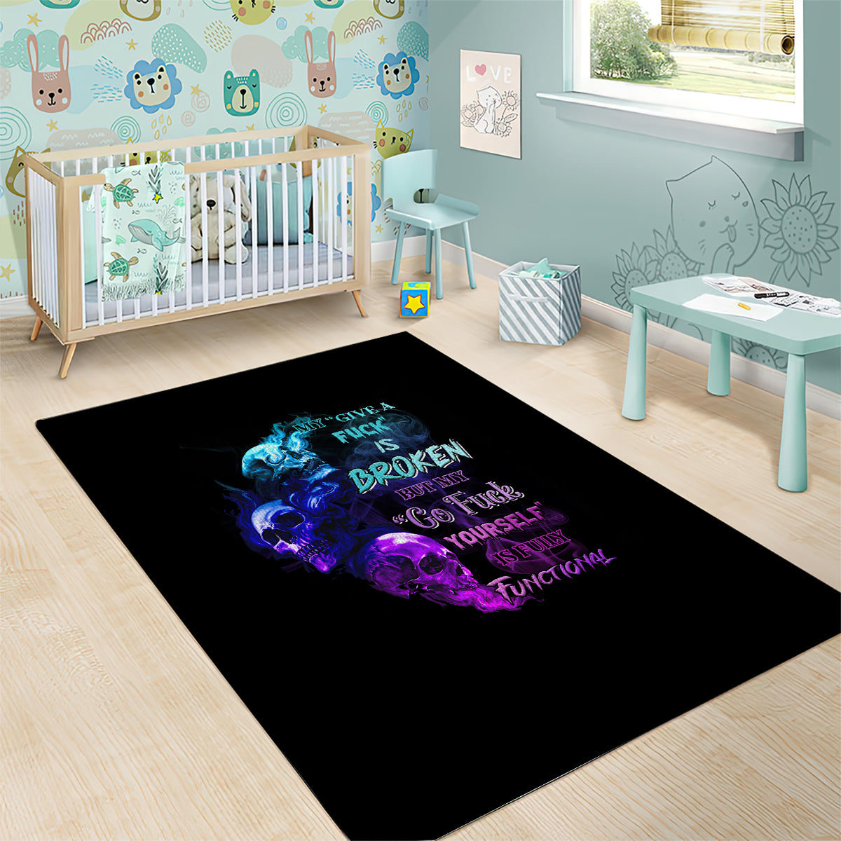 My Give A F Is Broken All Area Rug - Wonder Print Shop