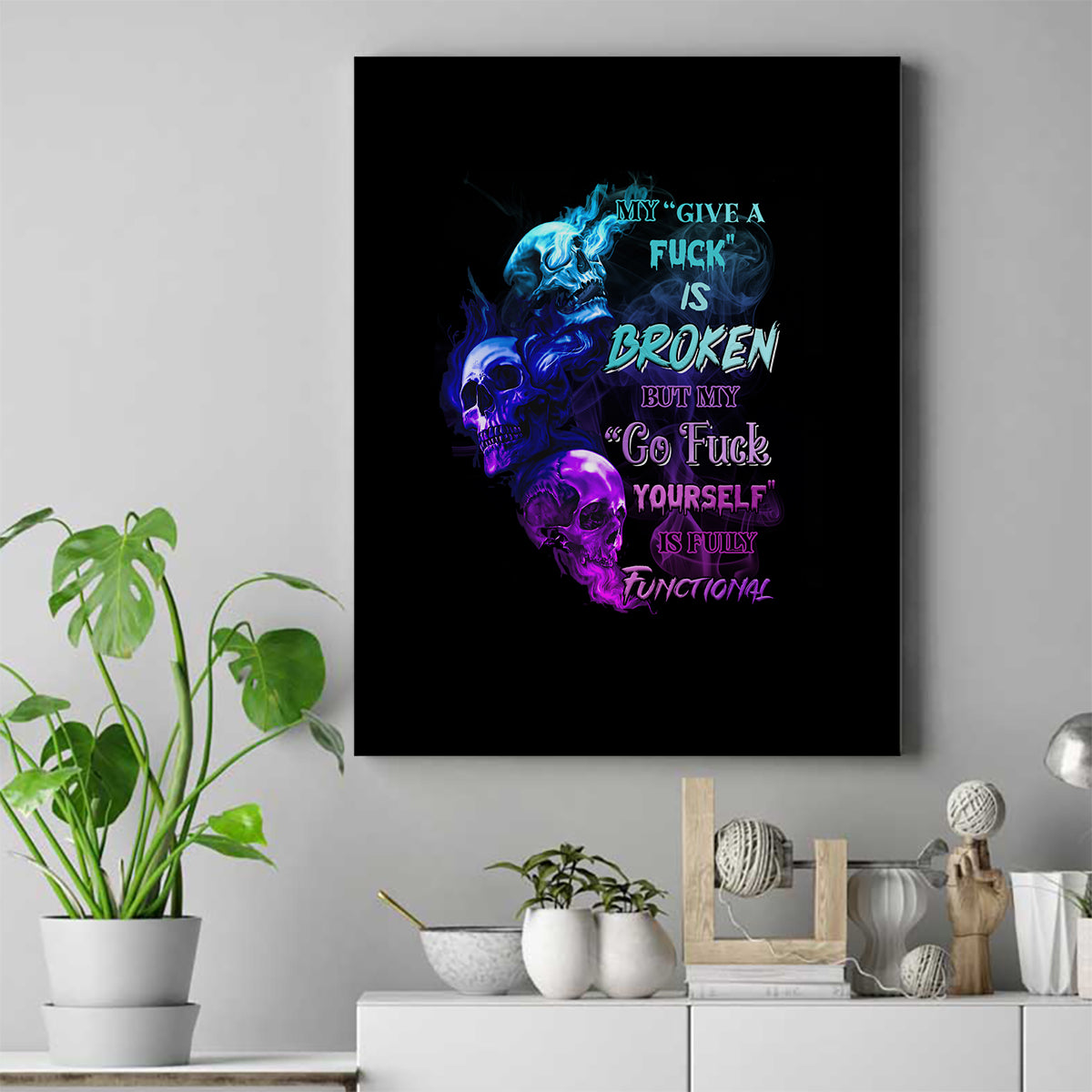 My Give A F Is Broken All Canvas Wall Art - Wonder Print Shop