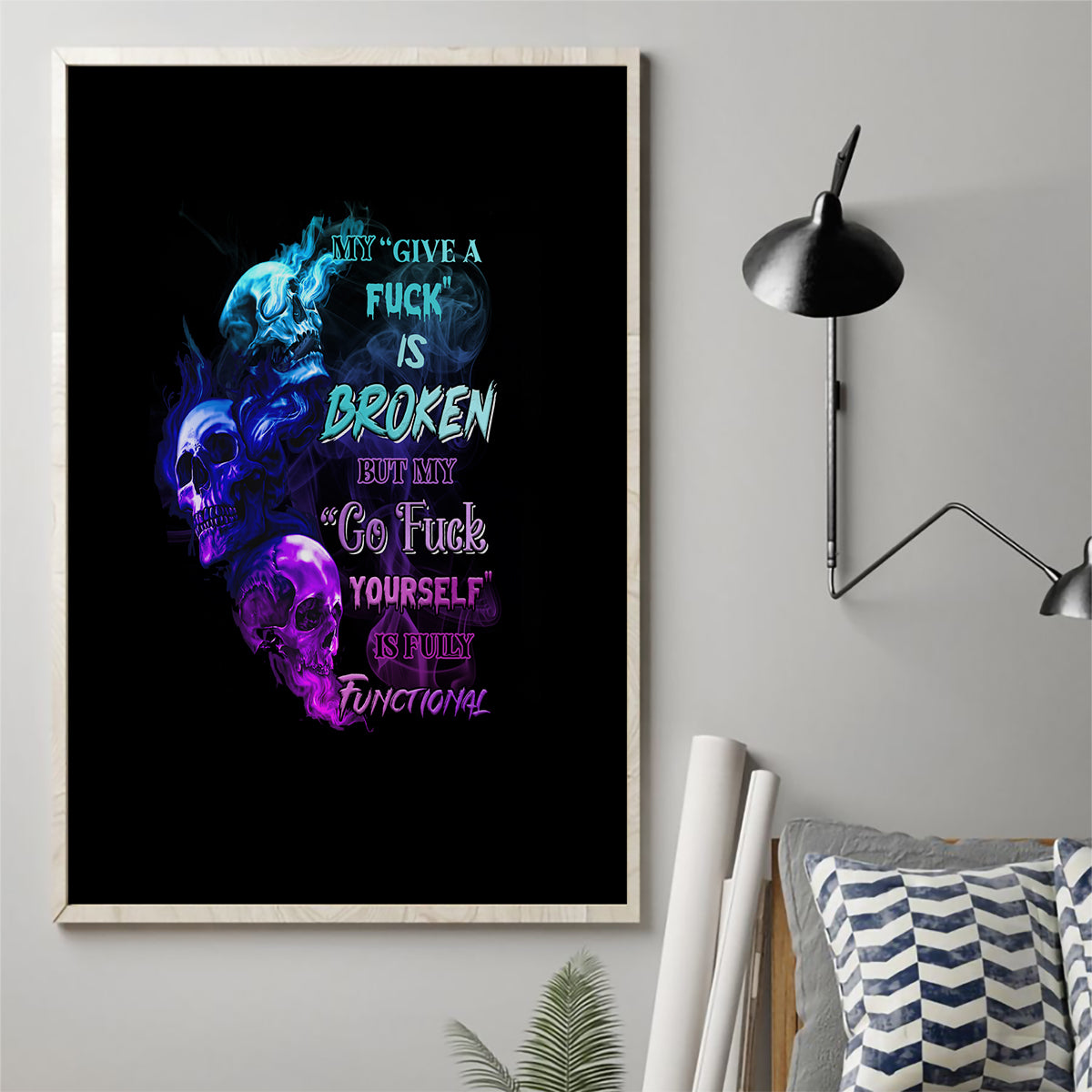 My Give A F Is Broken All Canvas Wall Art - Wonder Print Shop