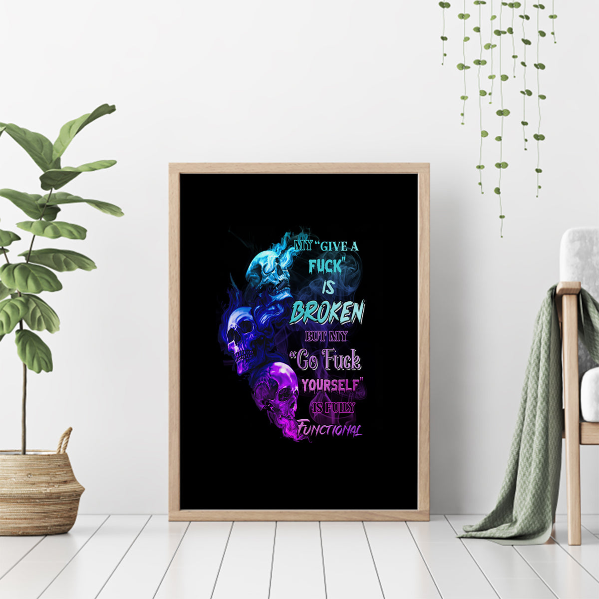 My Give A F Is Broken All Canvas Wall Art - Wonder Print Shop
