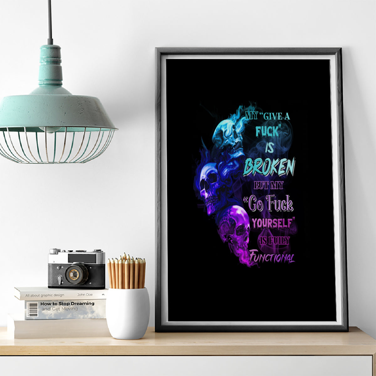 My Give A F Is Broken All Canvas Wall Art - Wonder Print Shop