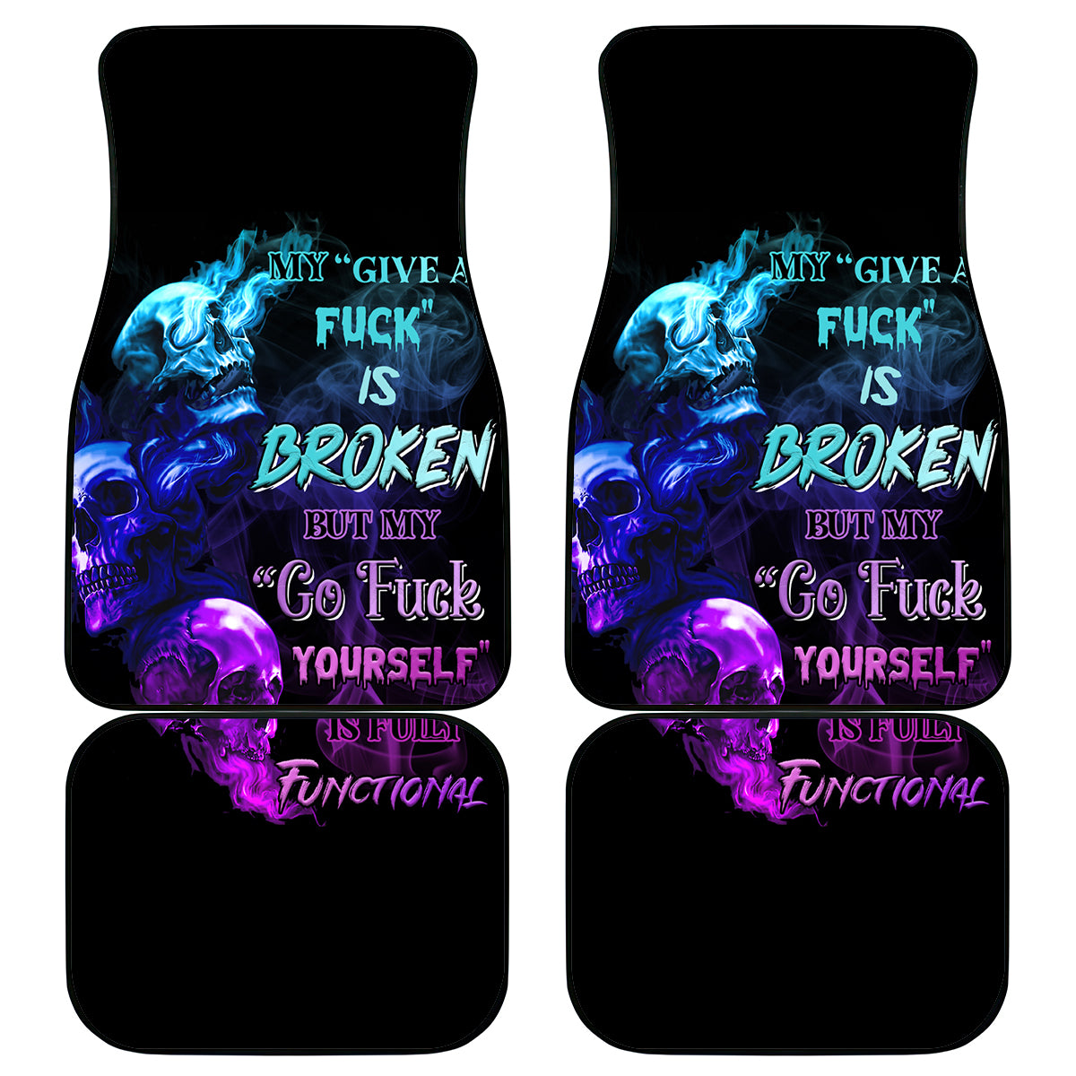 My Give A F Is Broken All Car Mats - Wonder Print Shop