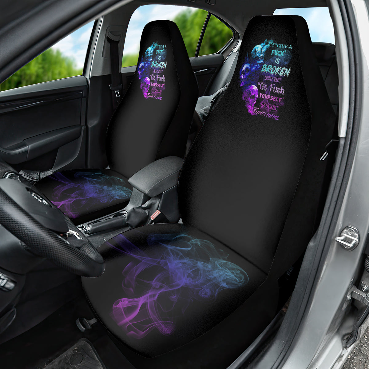 My Give A F Is Broken All Car Seat Cover - Wonder Print Shop
