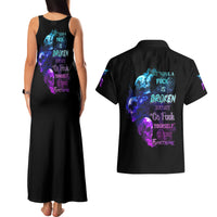 My Give A F Is Broken All Couples Matching Tank Maxi Dress and Hawaiian Shirt - Wonder Print Shop