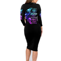 My Give A F Is Broken All Family Matching Long Sleeve Bodycon Dress and Hawaiian Shirt - Wonder Print Shop