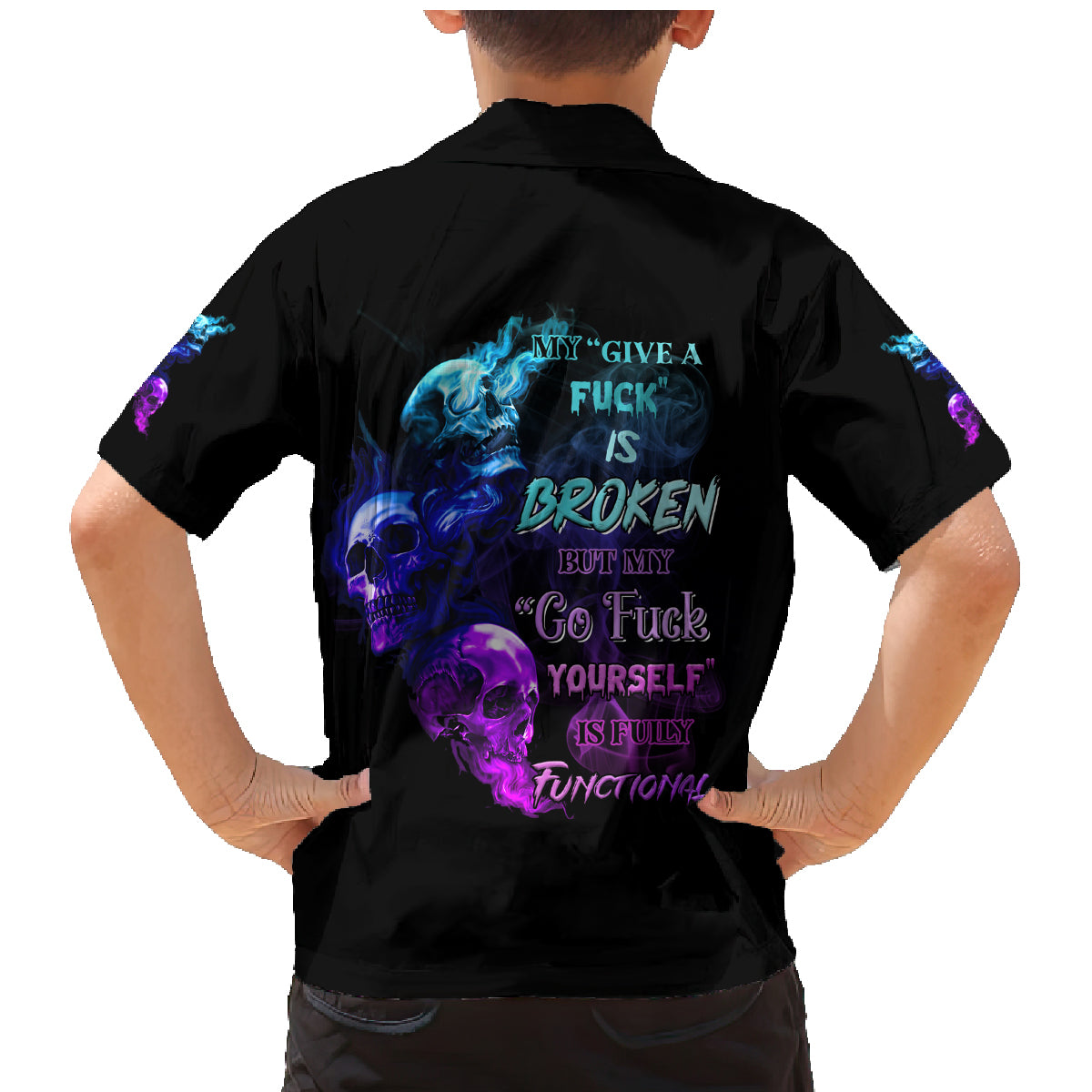 My Give A F Is Broken All Family Matching Mermaid Dress and Hawaiian Shirt - Wonder Print Shop
