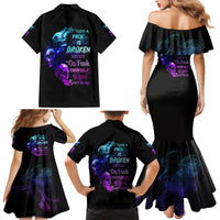 My Give A F Is Broken All Family Matching Mermaid Dress and Hawaiian Shirt - Wonder Print Shop