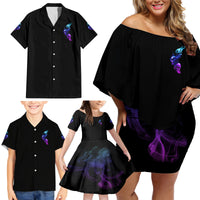 My Give A F Is Broken All Family Matching Off Shoulder Short Dress and Hawaiian Shirt - Wonder Print Shop