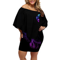 My Give A F Is Broken All Family Matching Off Shoulder Short Dress and Hawaiian Shirt - Wonder Print Shop