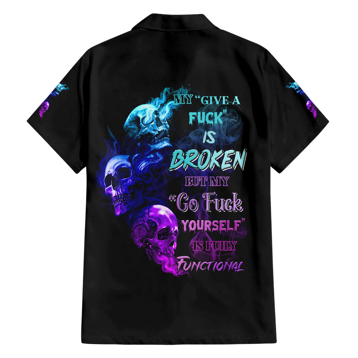 My Give A F Is Broken All Family Matching Short Sleeve Bodycon Dress and Hawaiian Shirt - Wonder Print Shop