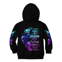 My Give A F Is Broken All Kid Hoodie - Wonder Print Shop