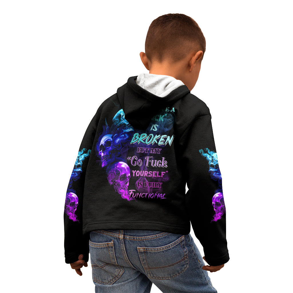 My Give A F Is Broken All Kid Hoodie - Wonder Print Shop