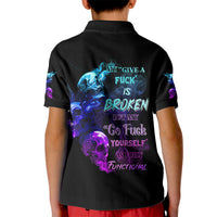 My Give A F Is Broken All Kid Polo Shirt - Wonder Print Shop