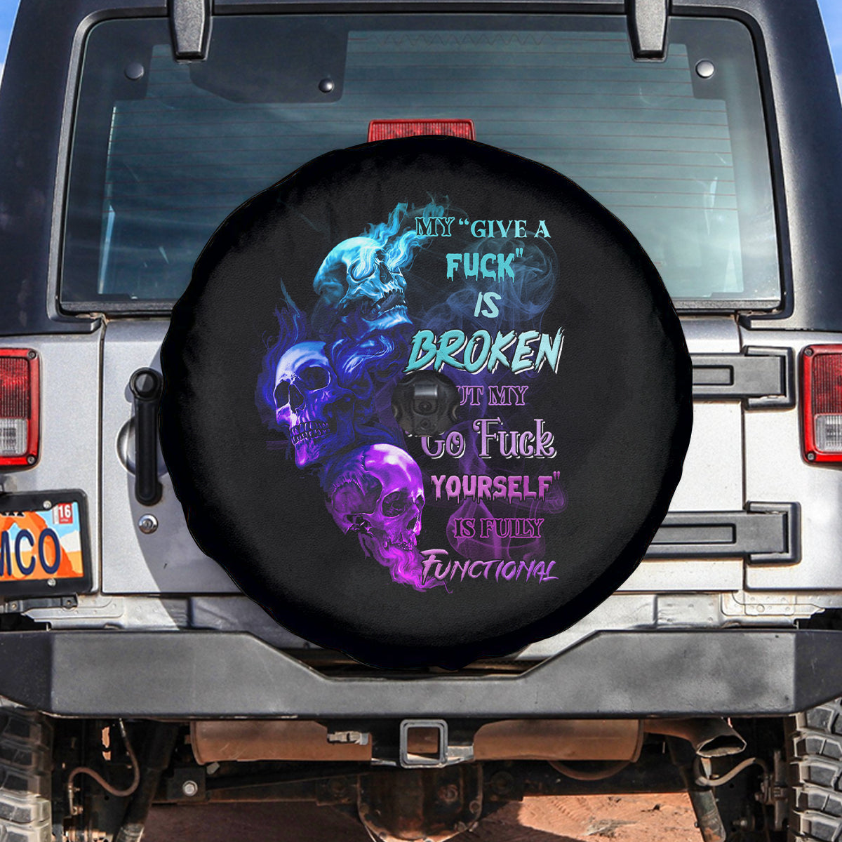 My Give A F Is Broken All Spare Tire Cover - Wonder Print Shop