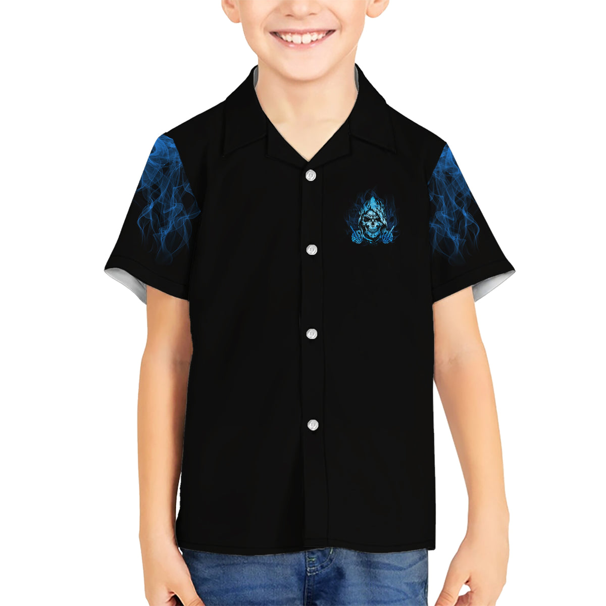 My Demons Out To Play Skull Kid Hawaiian Shirt - Wonder Print Shop