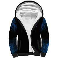 My Demons Out To Play Skull Sherpa Hoodie - Wonder Print Shop