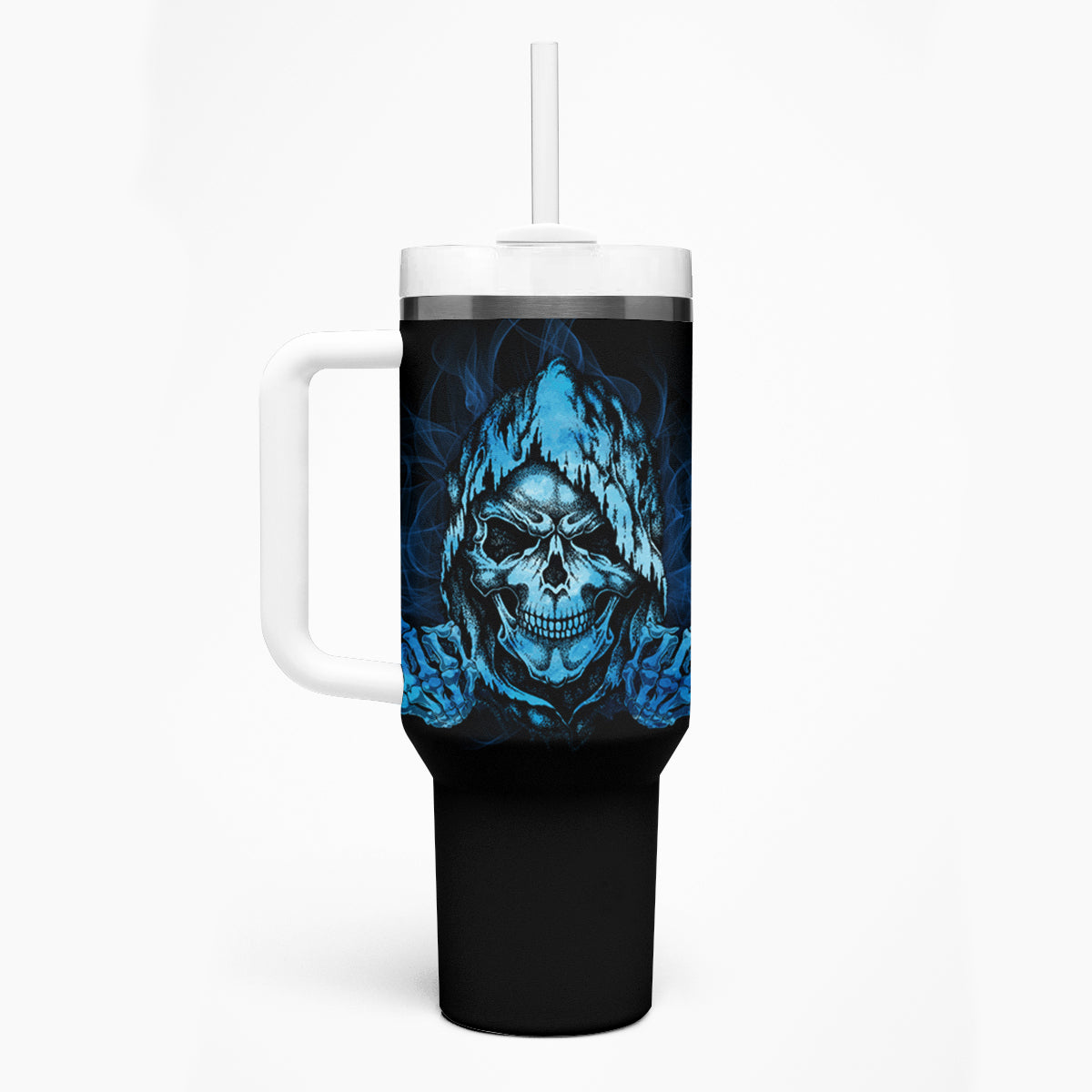 My Demons Out To Play Skull Tumbler With Handle - Wonder Print Shop