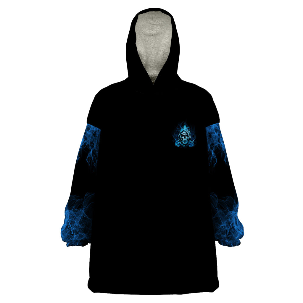 My Demons Out To Play Skull Wearable Blanket Hoodie - Wonder Print Shop