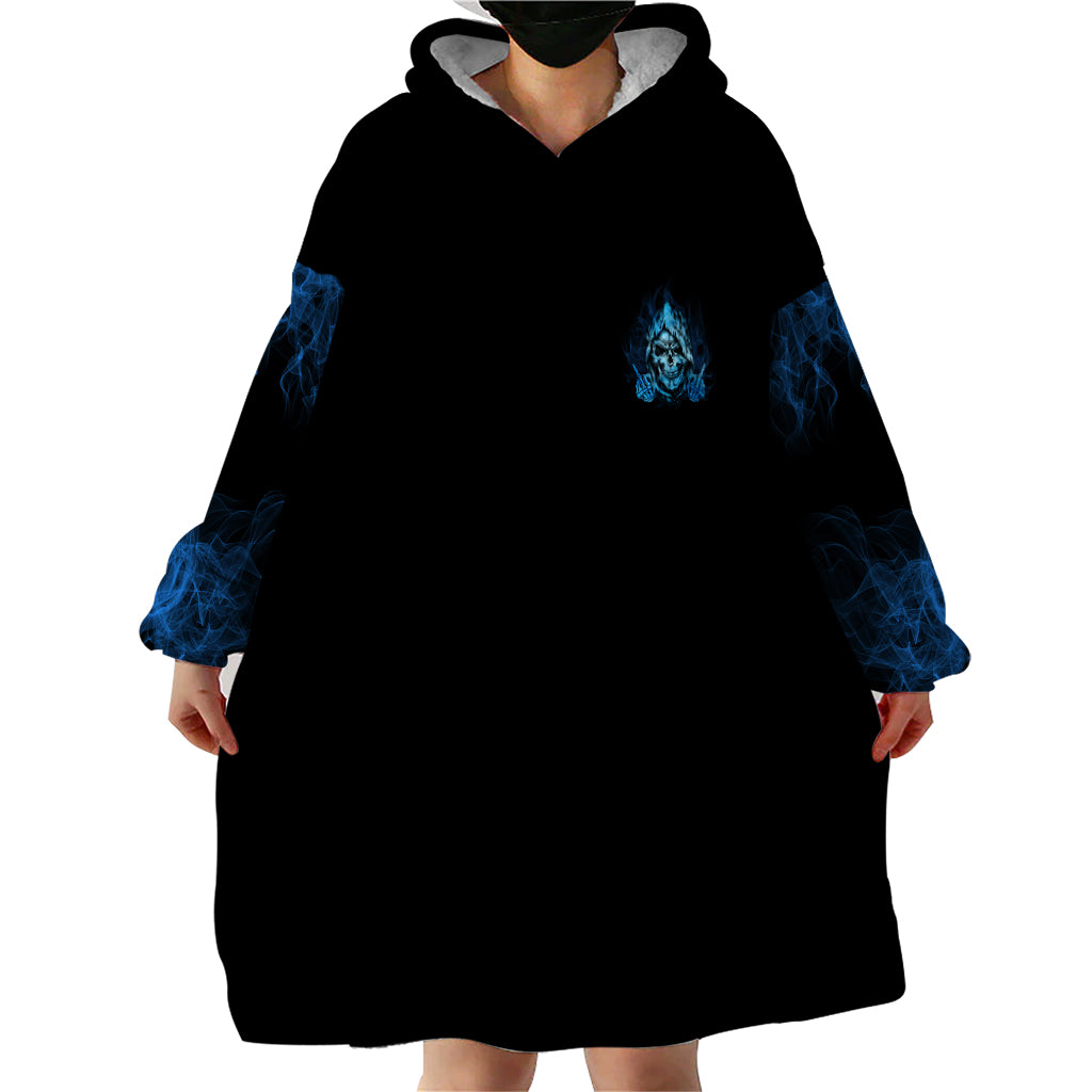 My Demons Out To Play Skull Wearable Blanket Hoodie - Wonder Print Shop