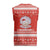 Bahrain Christmas Knitted V-Neck Vest with Pearl Shell Design Red Snowflake Pattern and Holiday Lights - Wonder Print Shop