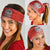 Bahrain Christmas Neck Gaiter with Pearl Shell Design Red Snowflake Pattern and Holiday Lights - Wonder Print Shop