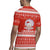 Bahrain Christmas Rugby Jersey with Pearl Shell Design Red Snowflake Pattern and Holiday Lights - Wonder Print Shop