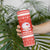 Bahrain Christmas Skinny Tumbler with Pearl Shell Design Red Snowflake Pattern and Holiday Lights - Wonder Print Shop